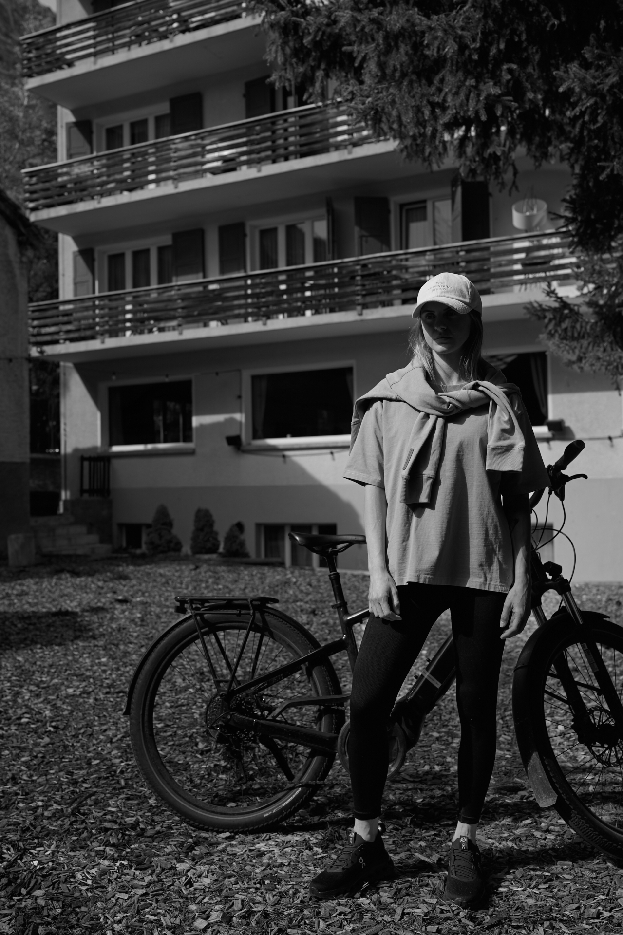 A biking moment in zermatt.